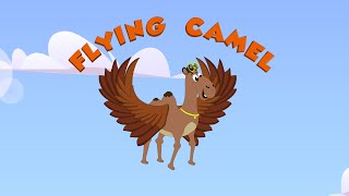 Flying Camel | Khalifa The Camel | Kids Song and Moral Stories | Arabic Funny Story #childrensongs