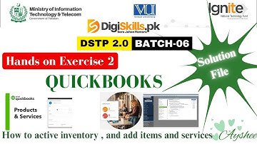 Digiskills QuickBooks exercise 2 batch 6 | dstp 2.0 batch 06 exercise 2 QuickBooks