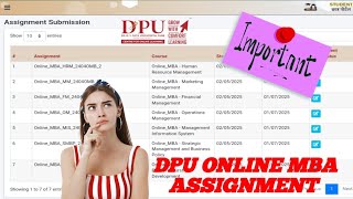 DPU Online MBA Assignment | Formative Assessment 2025 | #dypatiluniversity #onlinemba #dpu #dypatil screenshot 4