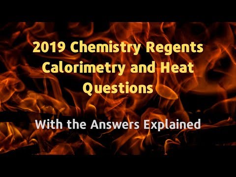 Chemistry Regents Conversion Chart