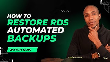 How To Restore RDS Automated backups