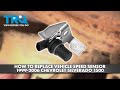 How to Replace Vehicle Speed Sensor 1999-2006 Chevrolet Silverado 1500