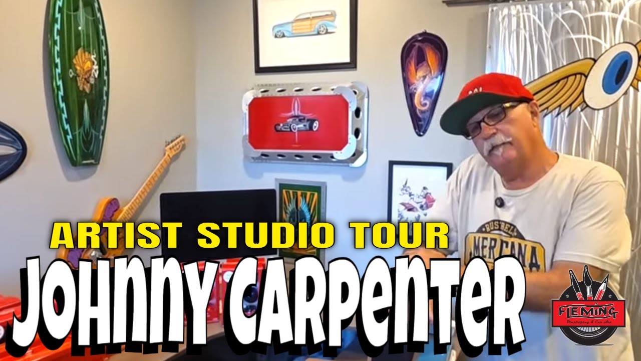 Художник и стриптизёр: Джонни Си (тур по студии и интервью)