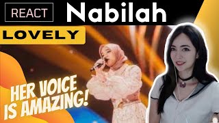 NABILAH - Lovely (Billie Ellish & Khalid) | INDONESIAN IDOL 2023 REACTION !!!