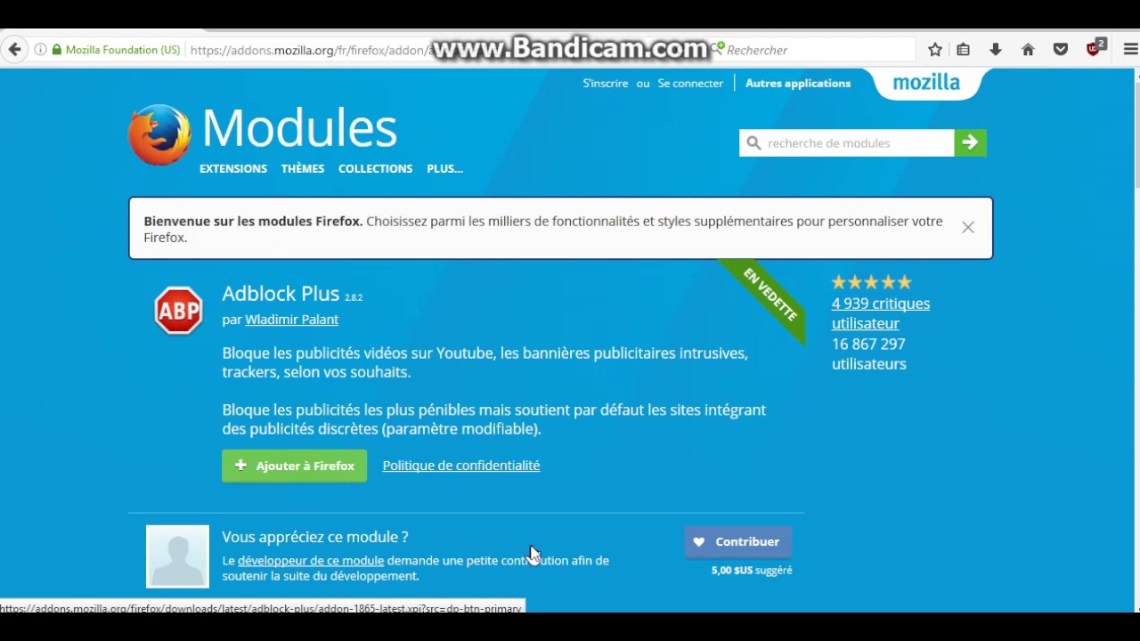 bloqueur de pub mozilla