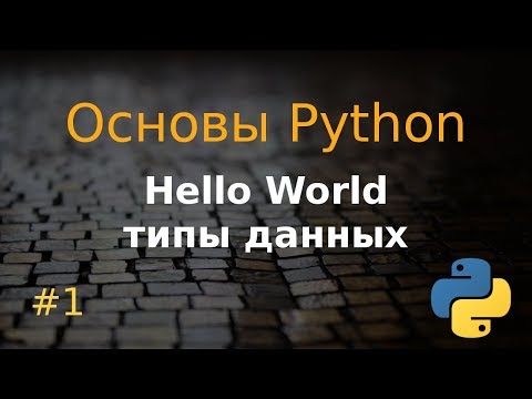 Основы Python #1: типы данных, объекты, литералы