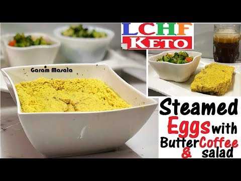 lchf-/-keto-break-fast-menu-'steamed-eggs'-with-butter-coffee-&-mixed-vegetable-salad