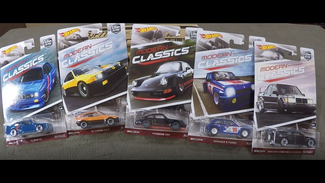 Hot Wheels Opening & Review - 2017 Car Culture Modern Classics