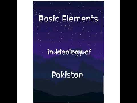 Pak study unit 1 ( Basic elements of pakistan ideology) in English