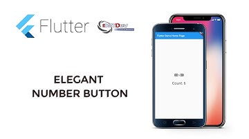 Flutter Tutorial - Elegant Number Button
