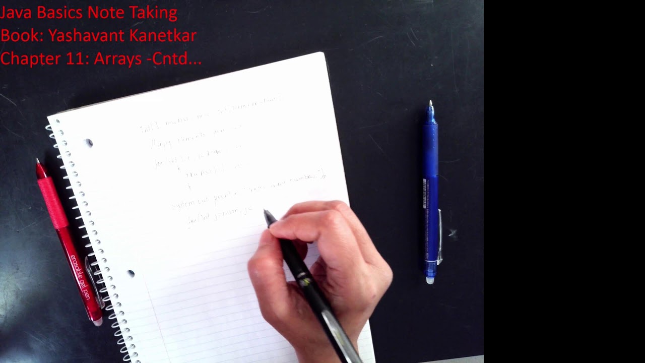 Day 9 | Java OOP Notes | Chapter 11 | Java Arrays Notes – Ctnd...