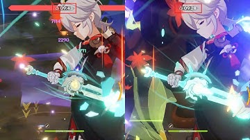 30s Perfect Rotation TF Keqing Fischl Aggravate (C0 Kazuha 2x burst/rotation) with full explanation