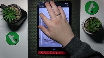 How to Digitalize a Real World Document into PDF Scan on TCL Tab 10 Gen 2 - Google Drive