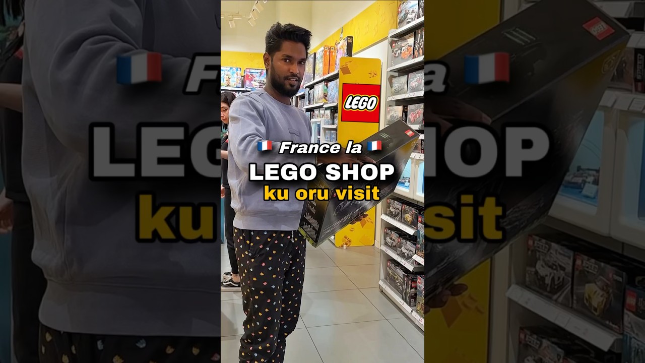 😲 🇫🇷 Enna pa ithu Lego shop ipdi than irukuma! 
