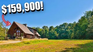 Log Cabin For Sale | $159,900 | 8+ Acres | Dresden, Tennessee