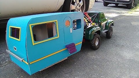 RC Crawler SCRATCH Build Vintage "Shorty" Travel Trailer: More PROGRESS!