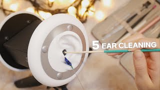 [ASMR] Chinese-Style 5 Ear Cleaning (No Talking)