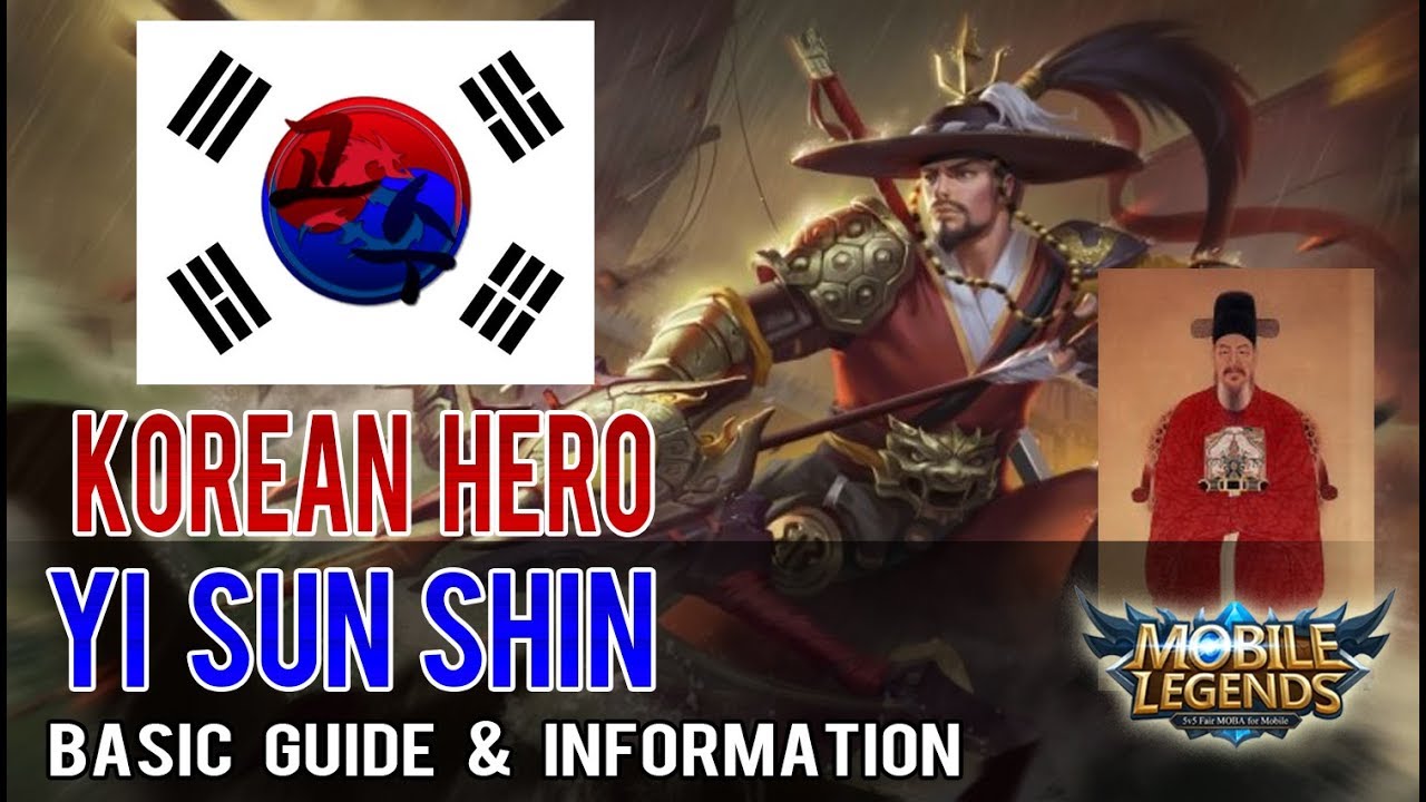 Korean Hero Yi Sun Shin(이순신) Basic Guide - Mobile legends - YouTube