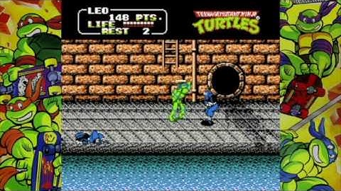 🎮 [TEENAGE MUTANT NINJA TURTLES II: THE ARCADE GAME] Scene 2