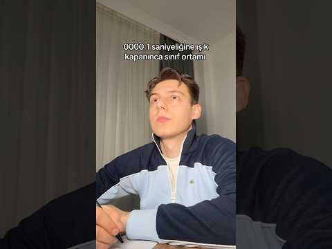 000.1 Saniyeliğine Işık Sönerse Sınıf Ortamı