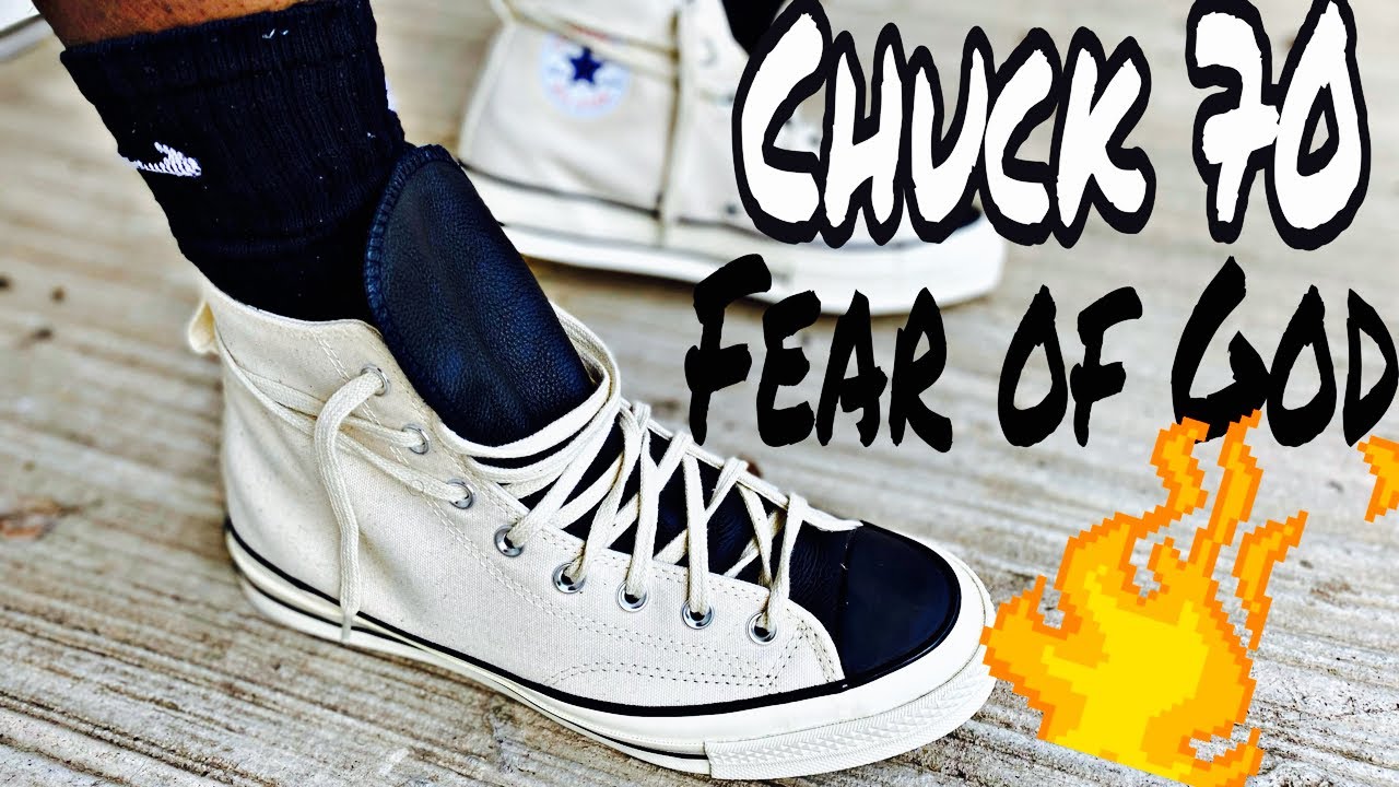 UNBOXING TWO FEAR OF GOD ESSENTIALS CHUCK 70 CONVERSE'S REVIEW & ON FEET! ARE THESE WORTH IT!?!