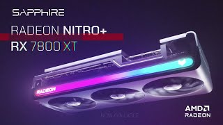 UNBOXING SAPPHIRE NITRO+ AMD RADEON RX 7800 XT 16GB | WITH LED TEST | WITH MEASUREMENTS #RX7800XT