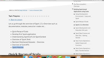 Spark 2.x Overview