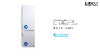 Labcold Sparkfree Fridge Freezer 271 litres 113 litres RLFF13248 Lockable RLFF13248 LK