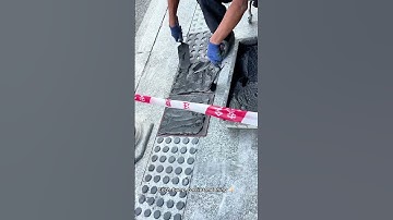 How Workers Create Sidewalks for the Visually Impaired 👷‍♂️