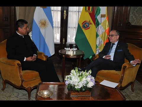 Visita oficial del canciller de Bolivia