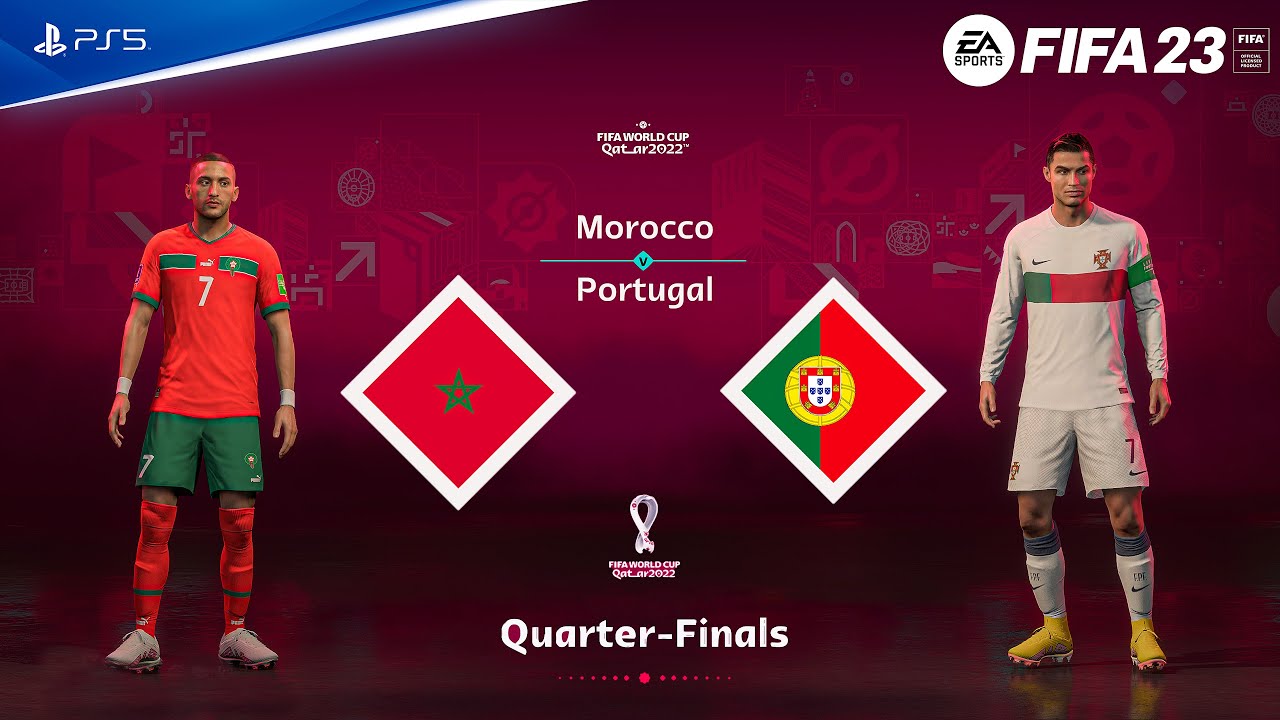 FIFA 23 - Morocco Vs Portugal Quarter Finals FIFA World Cup Qatar 2022 PS5™ 4K60