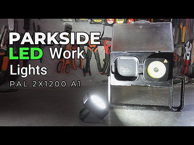 PARKSIDE® Akku Handleuchten mit Ladestation - LED Spots - YouTube