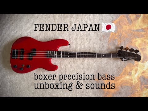 New Fender Japan Bass Unboxing And Sounds - YouTube