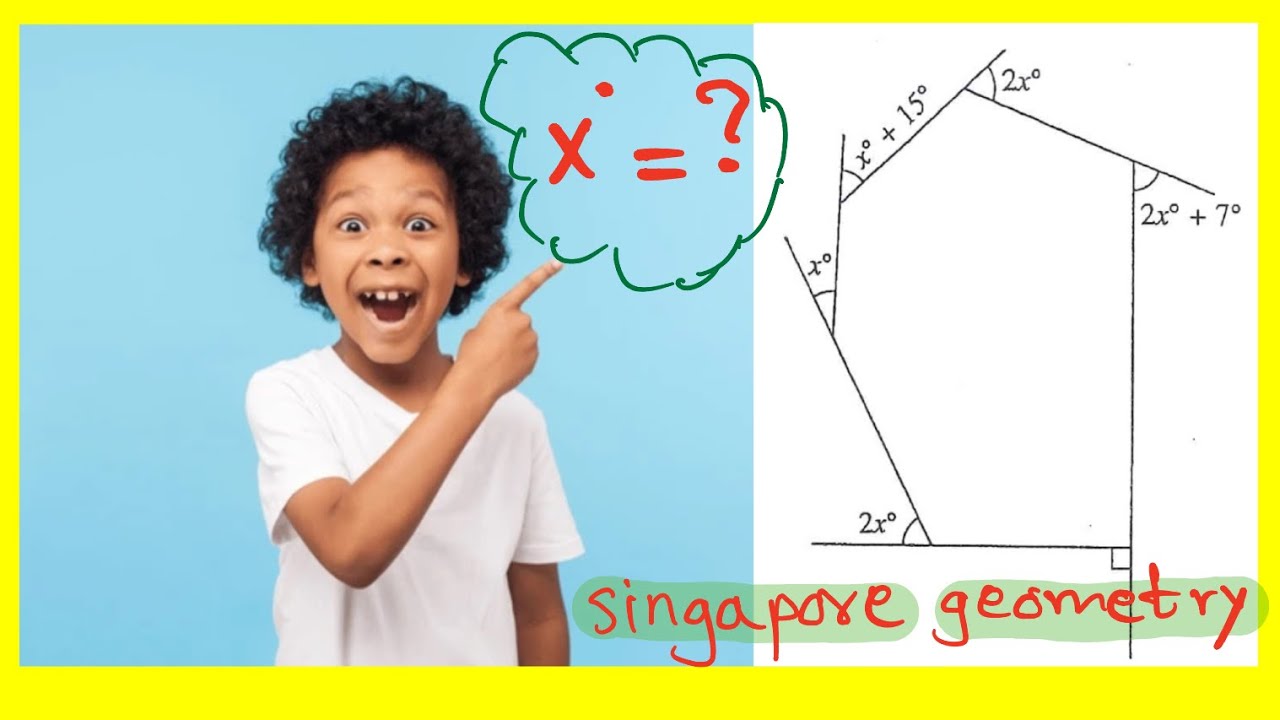 Singapore Geometry Rider | #maths #geometry #math_olympiad - YouTube