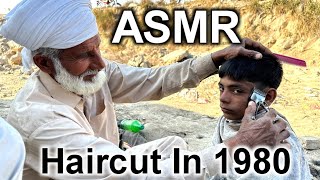 ASMR Relaxing Hair Cutting But Barber is Very Old!! [ASMR]