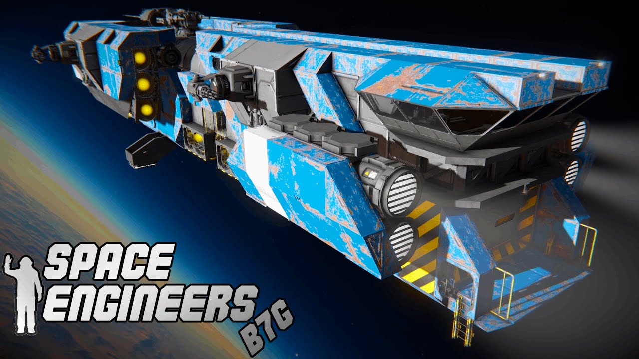 Space Engineers ship showcase - Prospector P 600 Grouper - YouTube