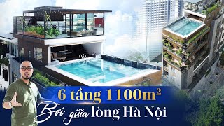 Không Gian Sống 1100m2 với Tường Lửa AN NINH 24/7 và BỂ BƠI VÔ CỰC View Toàn Hà Nội | NHÀ TO