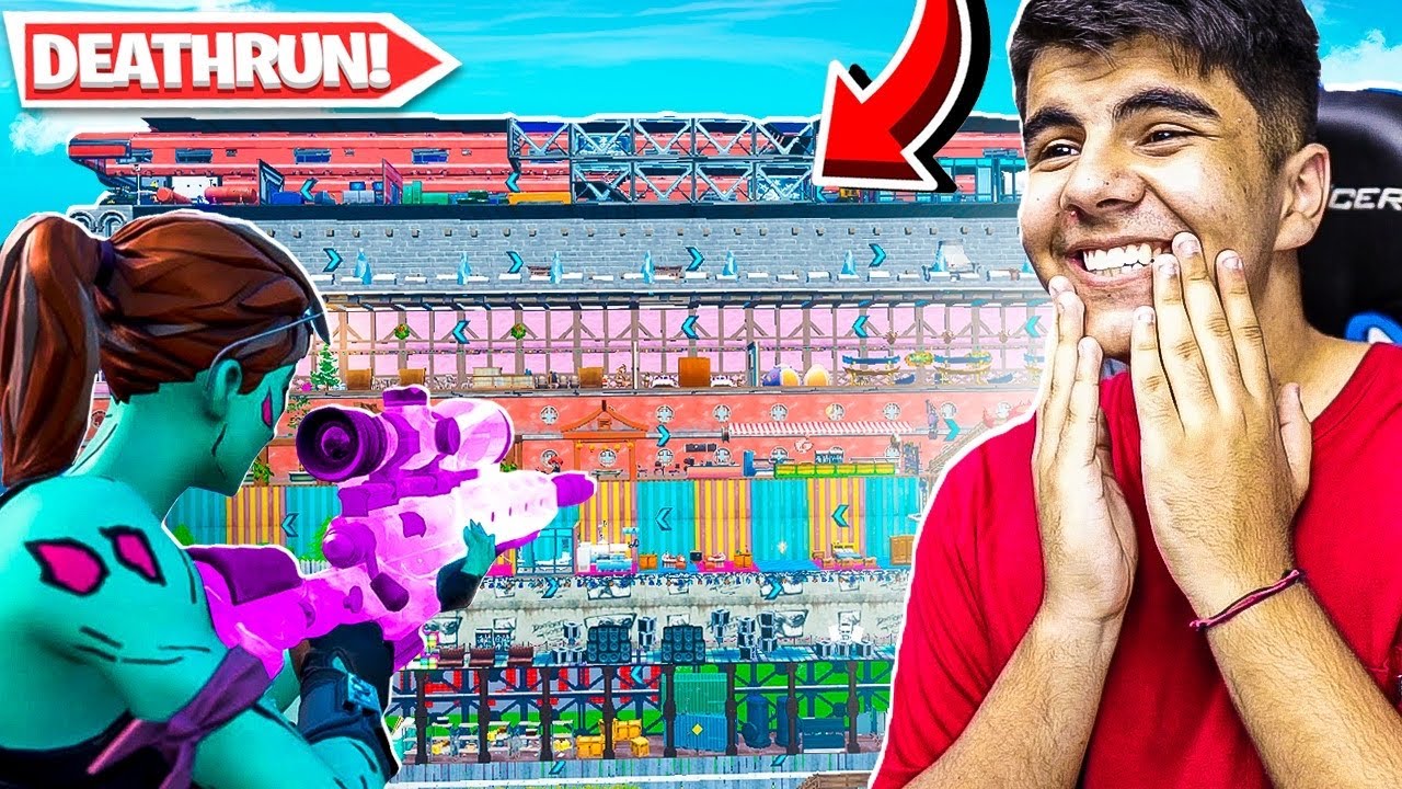 MAIOR DEATHRUN DE SNIPER VS PLAYER no FORTNITE! ‹ DENGOSO ›