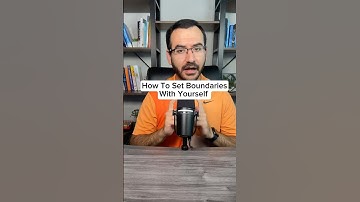 How To Set Boundaries With Yourself