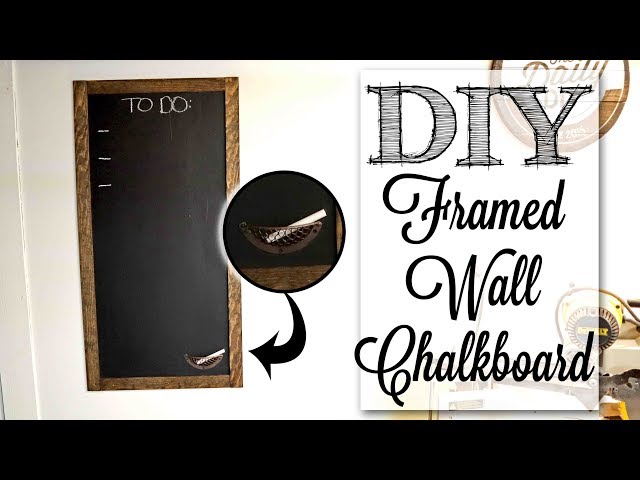 DIY: Chalkboard Wall - 1889 Magazine