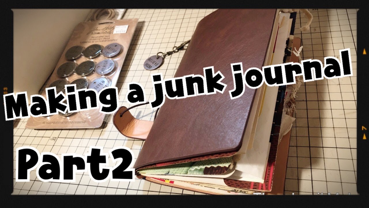 Making a junkjournal【作業動画】ジャンクジャーナルPart２