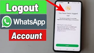 How to Logout WhatsApp Account | WhatsApp Logout Guide 2026