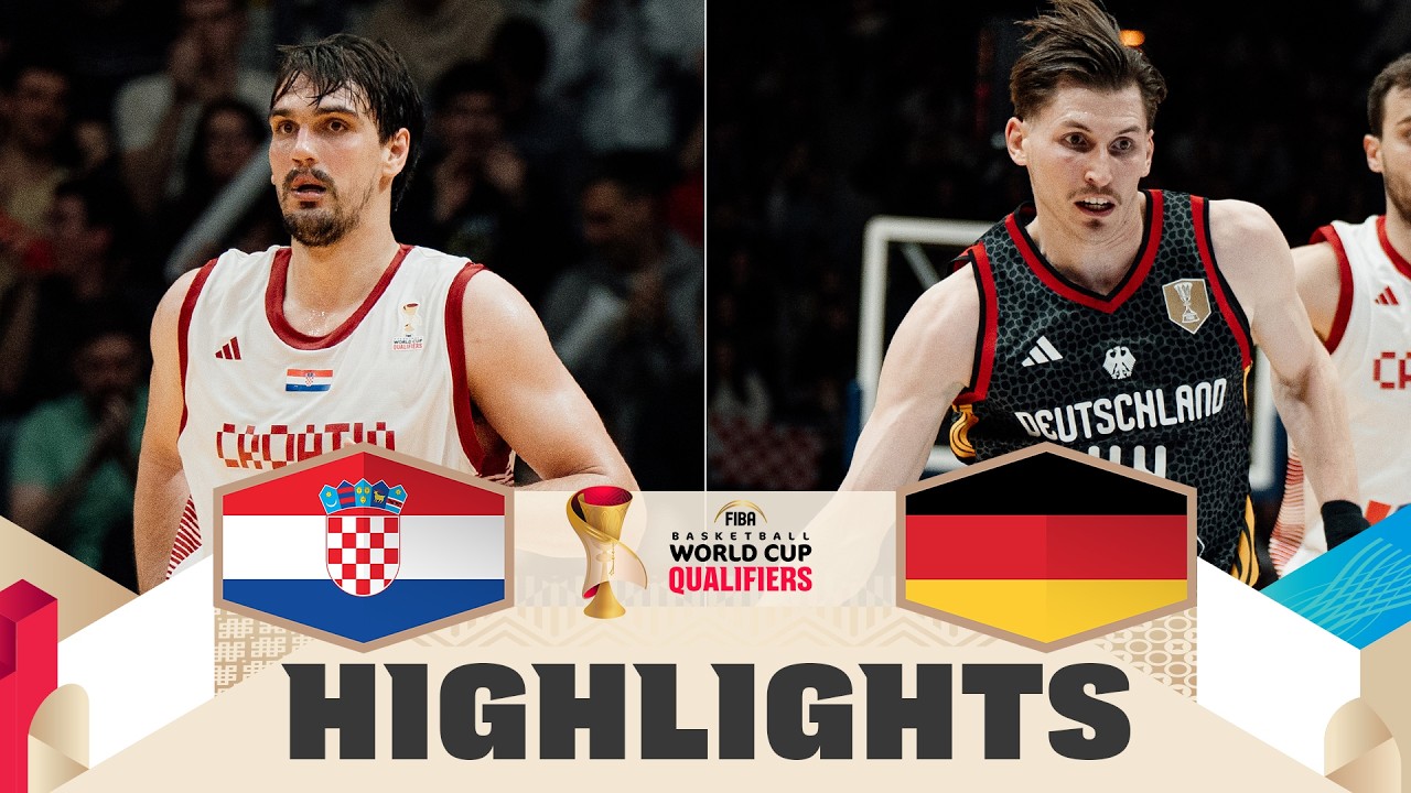 Croatia 🇭🇷 v Germany 🇩🇪 | Highlights | FIBA Basketball World Cup 2027 European Qualifiers