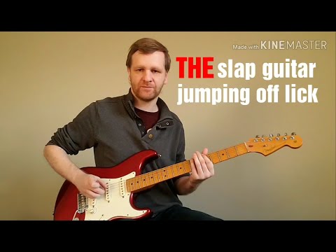 how-to-play-slap-guitar-lesson---the-jumping-off-lick
