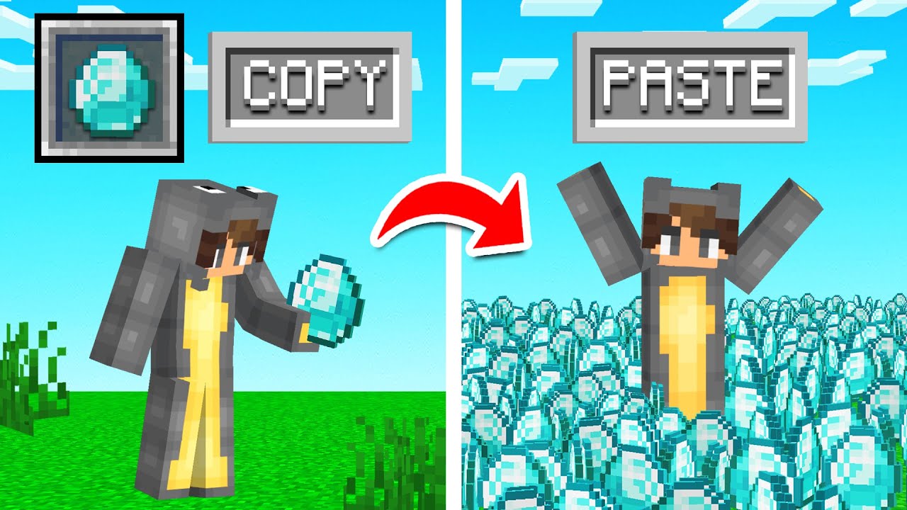 Minecraft With COPY & PASTE Enabled! - YouTube