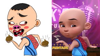 Upin & ipin musim funny drawing Meme Video 🤣|| Persembahan akhir juara karaoke 