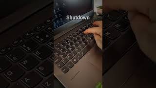 Shutdown shortcut keys | #computer #PC #asmr #tricks