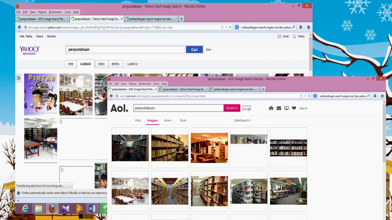 Video ini berisi tentang gambaran umum perbedaan search engine Aol dan Yaho...