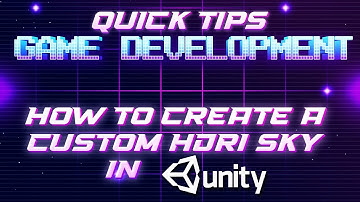 Game Dev 1 minute Quick Tips  - Custom Unity HDRI Sky - [Unity tutorial]