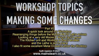 Thumbnail for WORKSHOP TOPICS - IMPROVING MY WORKSHOP - PART #2